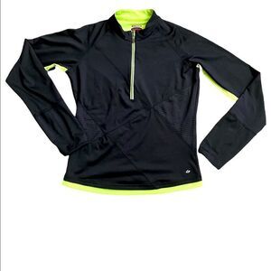 Black and neon green jacket
